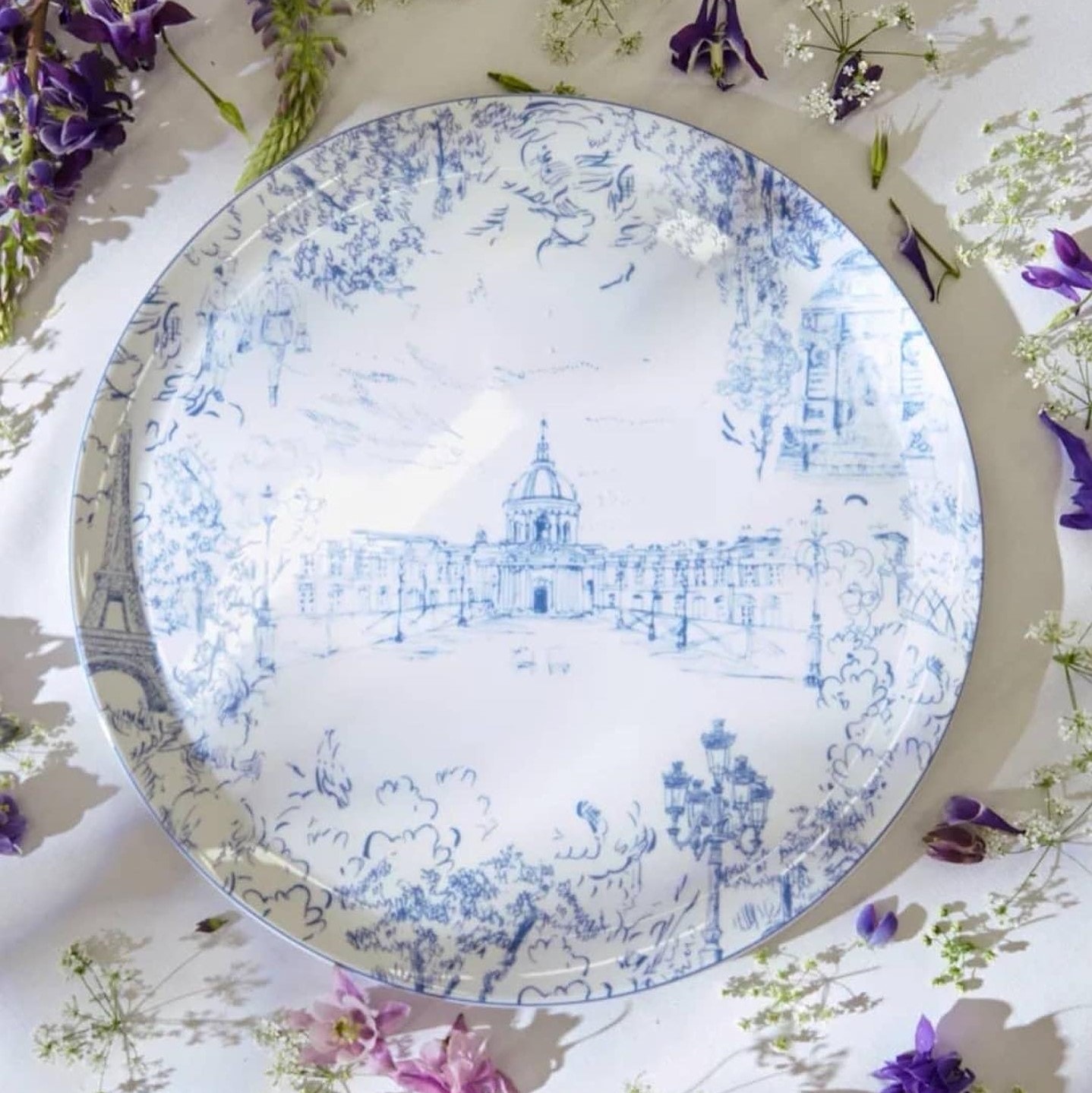Bernardaud, Tout Paris, Round tart platter