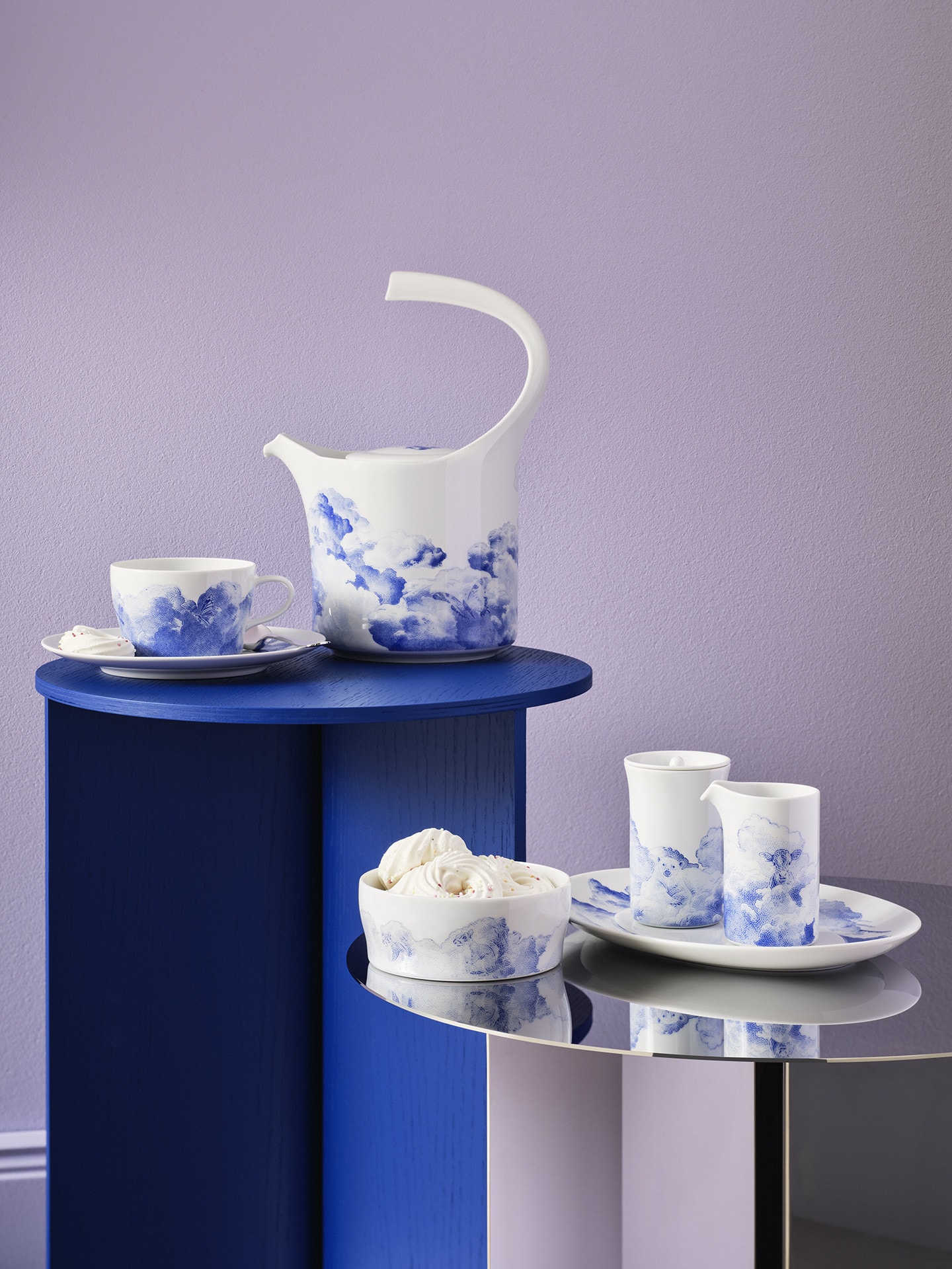 Fürstenberg, Auréole rêverie, Teapot with strainer, small