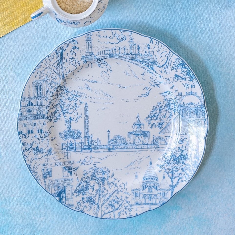 Bernardaud, Tout Paris, Salad plate
