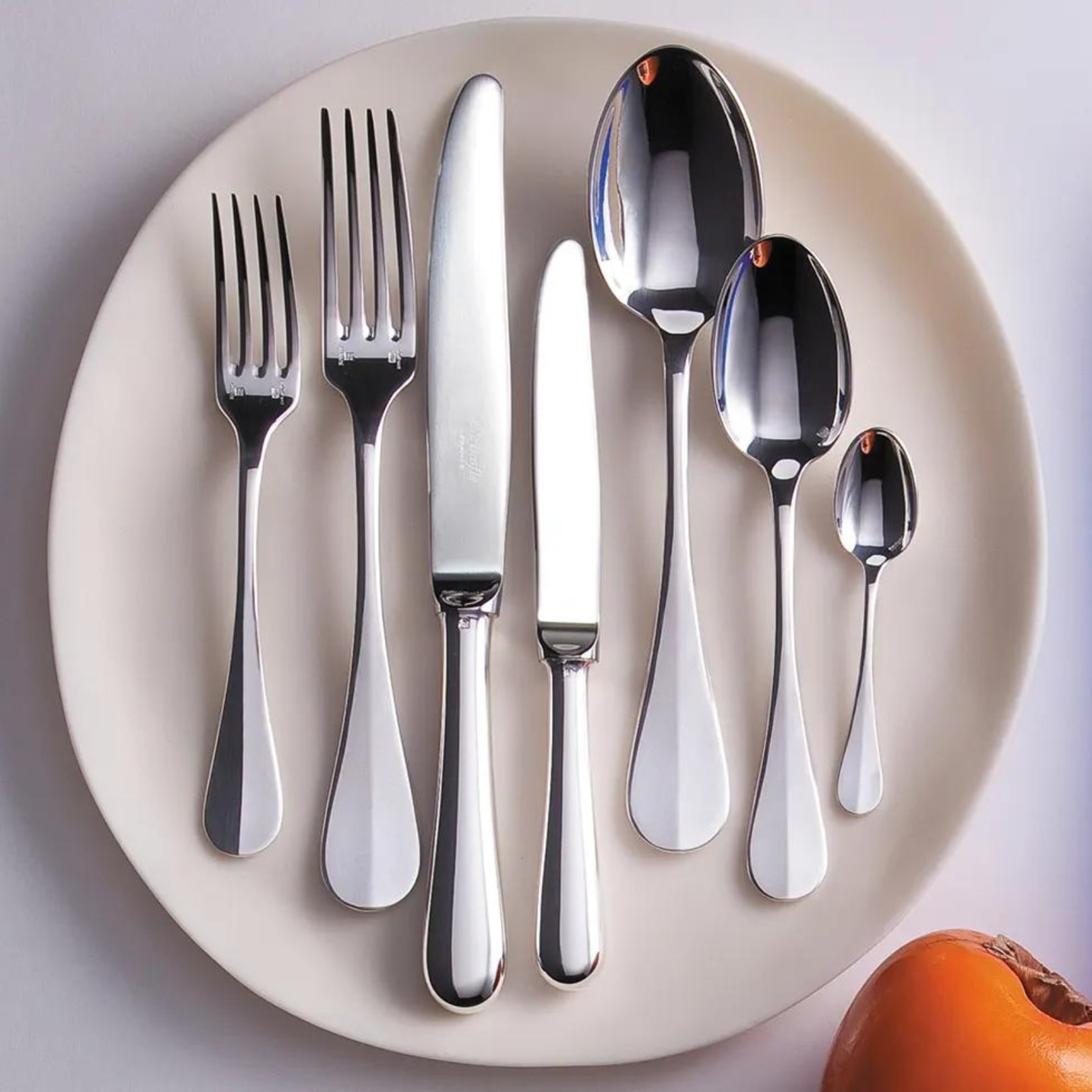 Christofle, Fidelio cutlery, silver plated, Sauce spoon