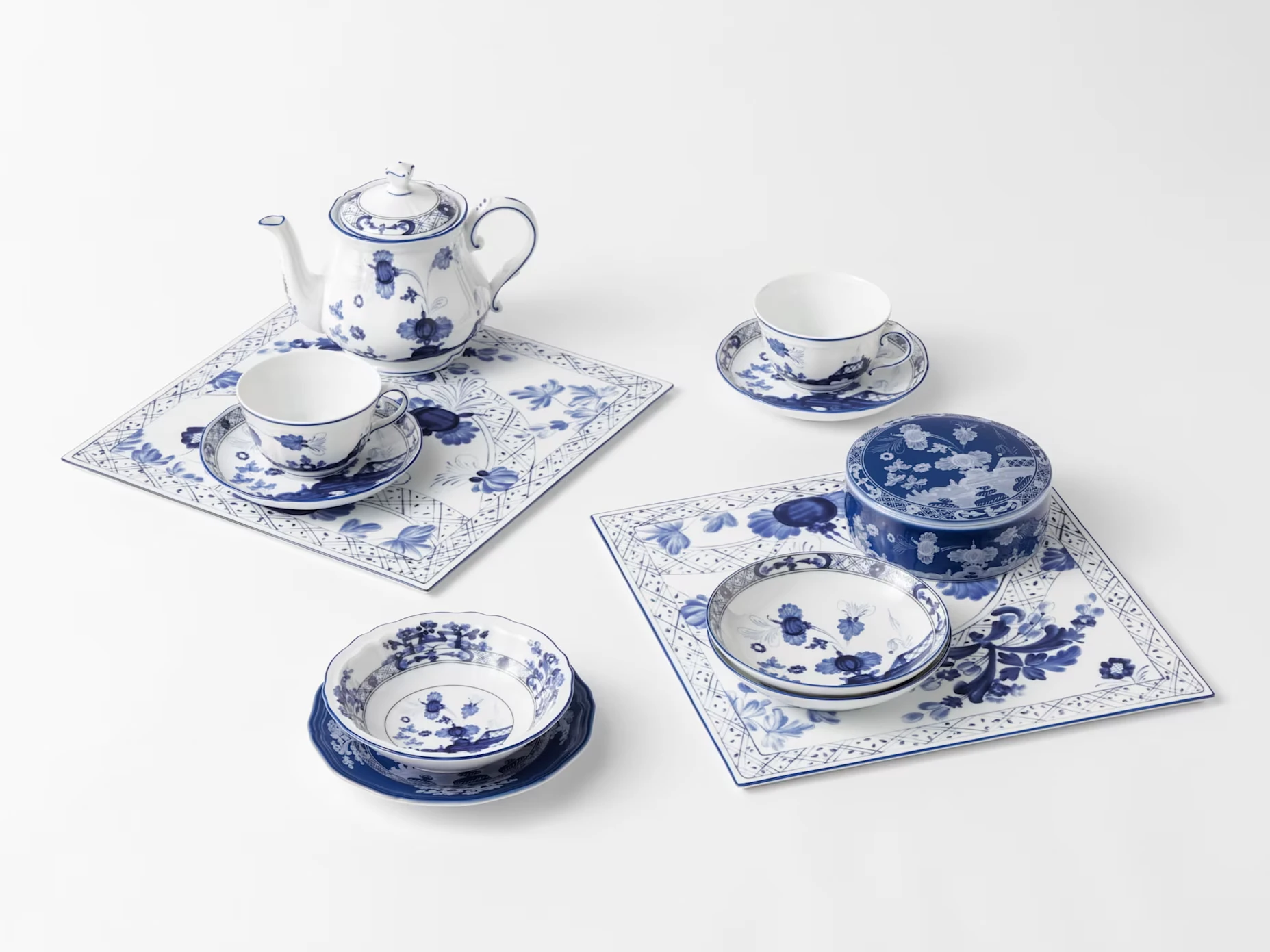 Ginori 1735, Oriente Italiano Indaco, Teapot