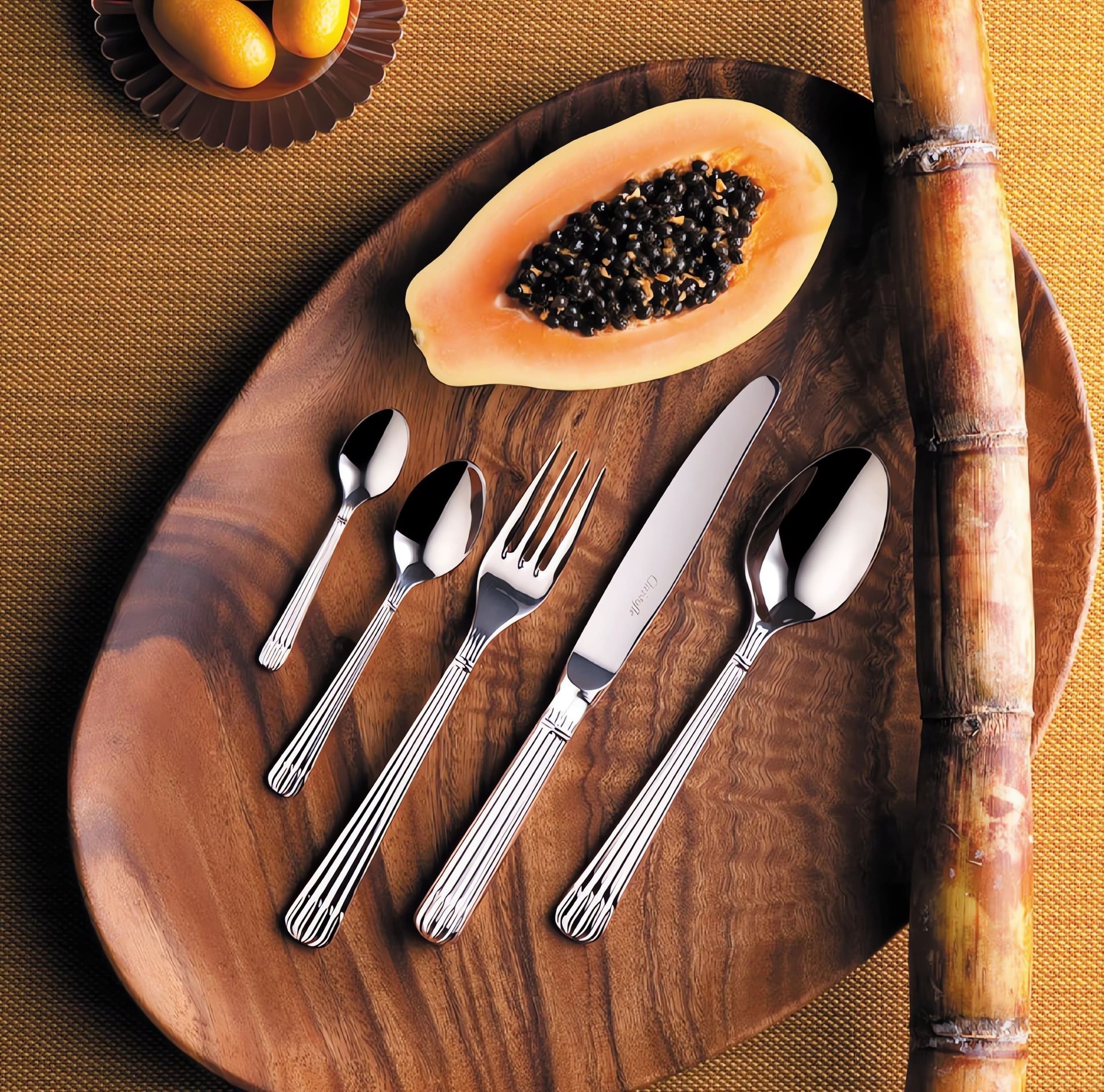 Christofle, Osiris cutlery, stainless steel, After dinner teaspoon