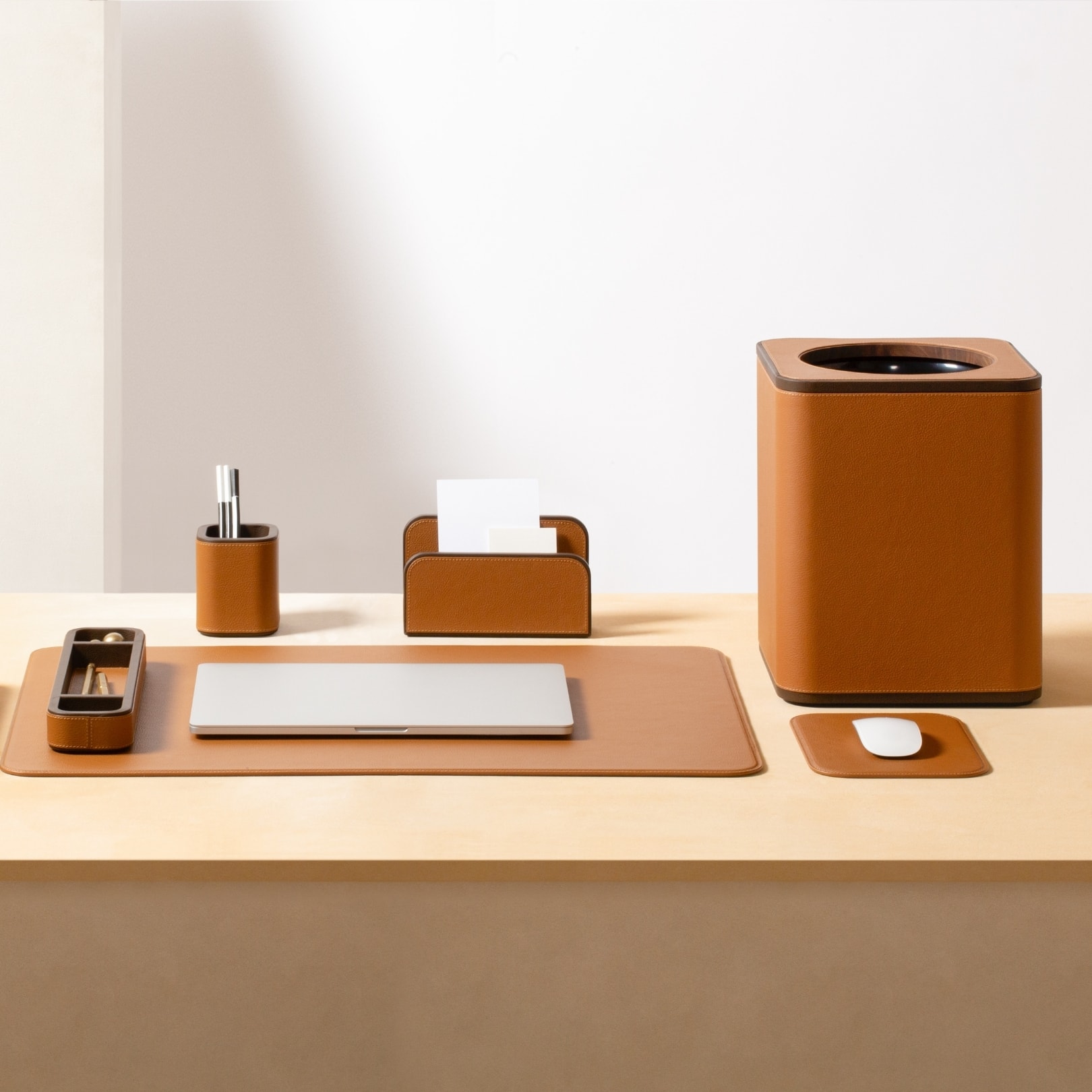 Poltrona Frau, Desk sets, Desk blotter, orange