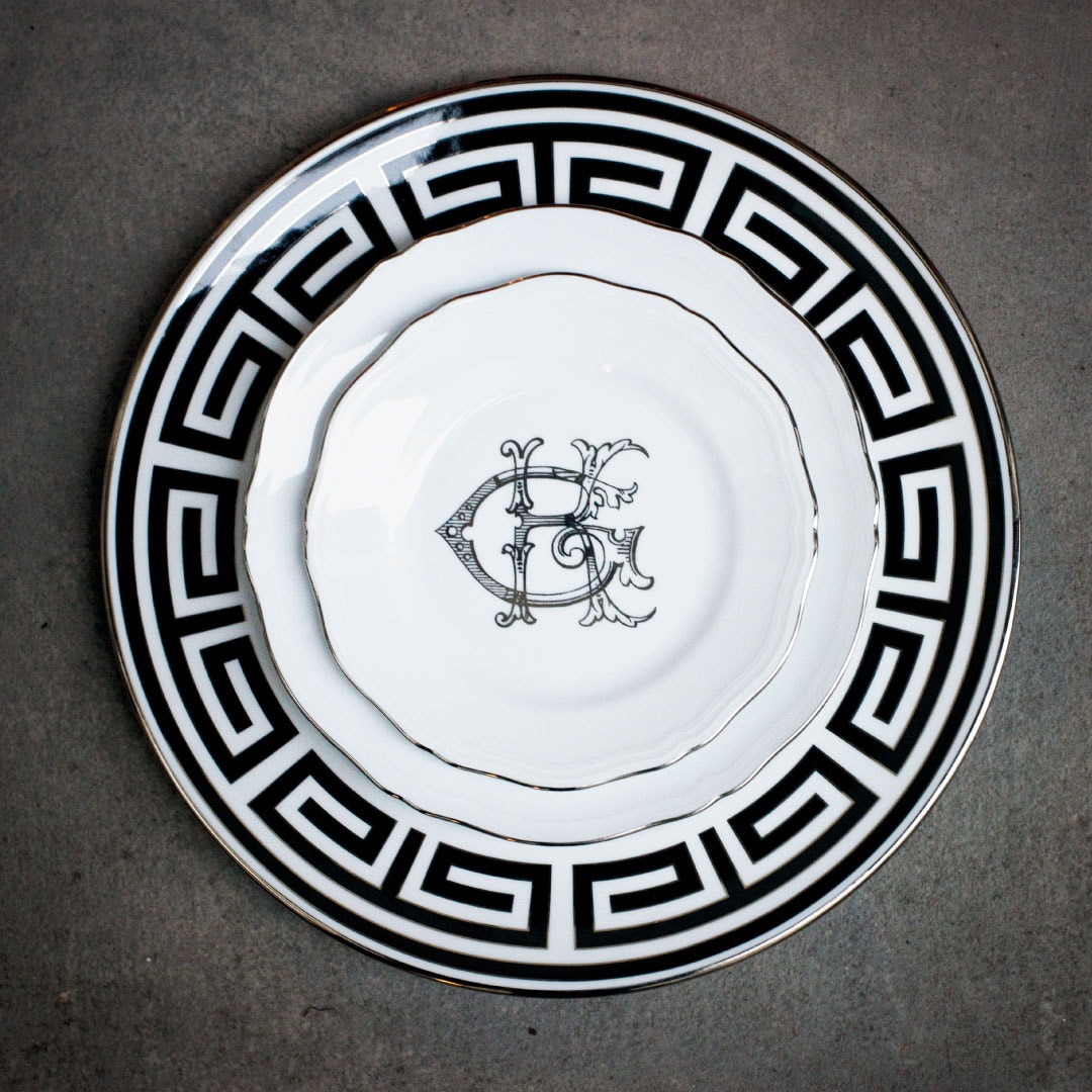 Ginori 1735, Labirinto, Presentation plate