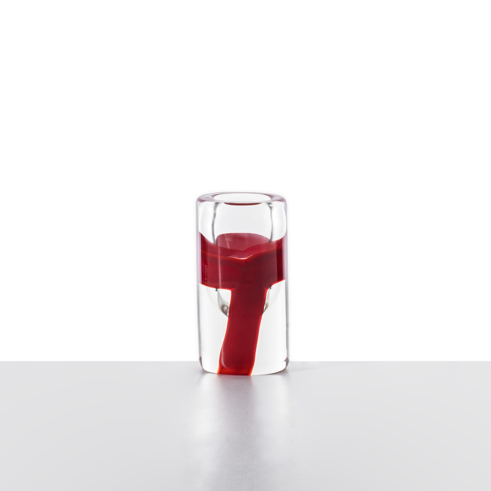Venini, Cilindro, Sommerso vase, extra small