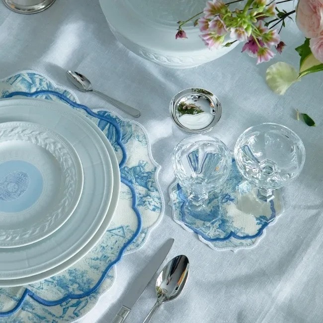 TRUFFLE BEE, FOUNTAIN DE JOUY, Coasters set of 2