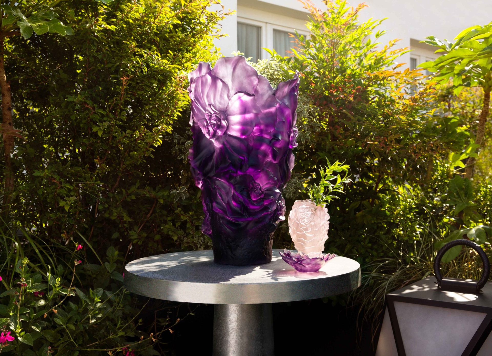 Daum, Camelia vases, Small vase, violet