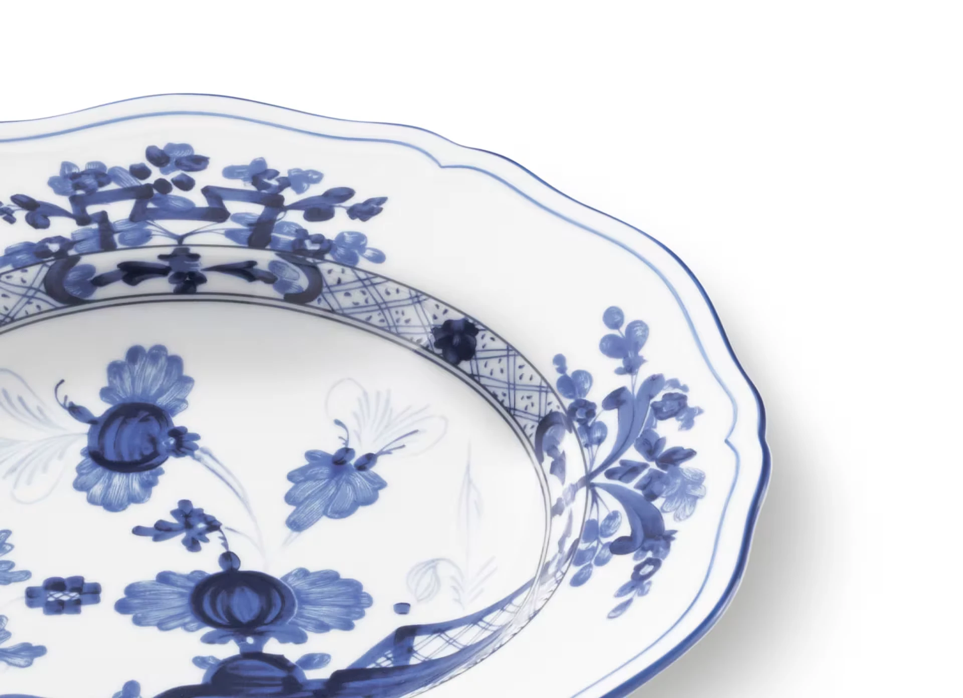 Ginori 1735, Oriente Italiano Indaco, Soup plate