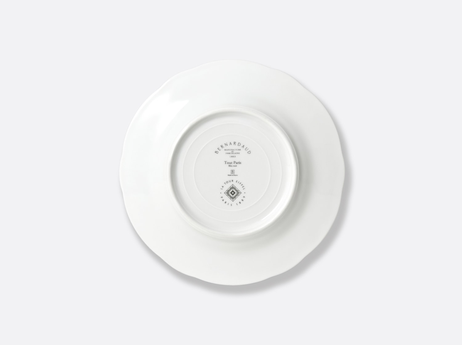 Bernardaud, Tout Paris Bleu Nuit, Set of 2 assorted bread and butter plates