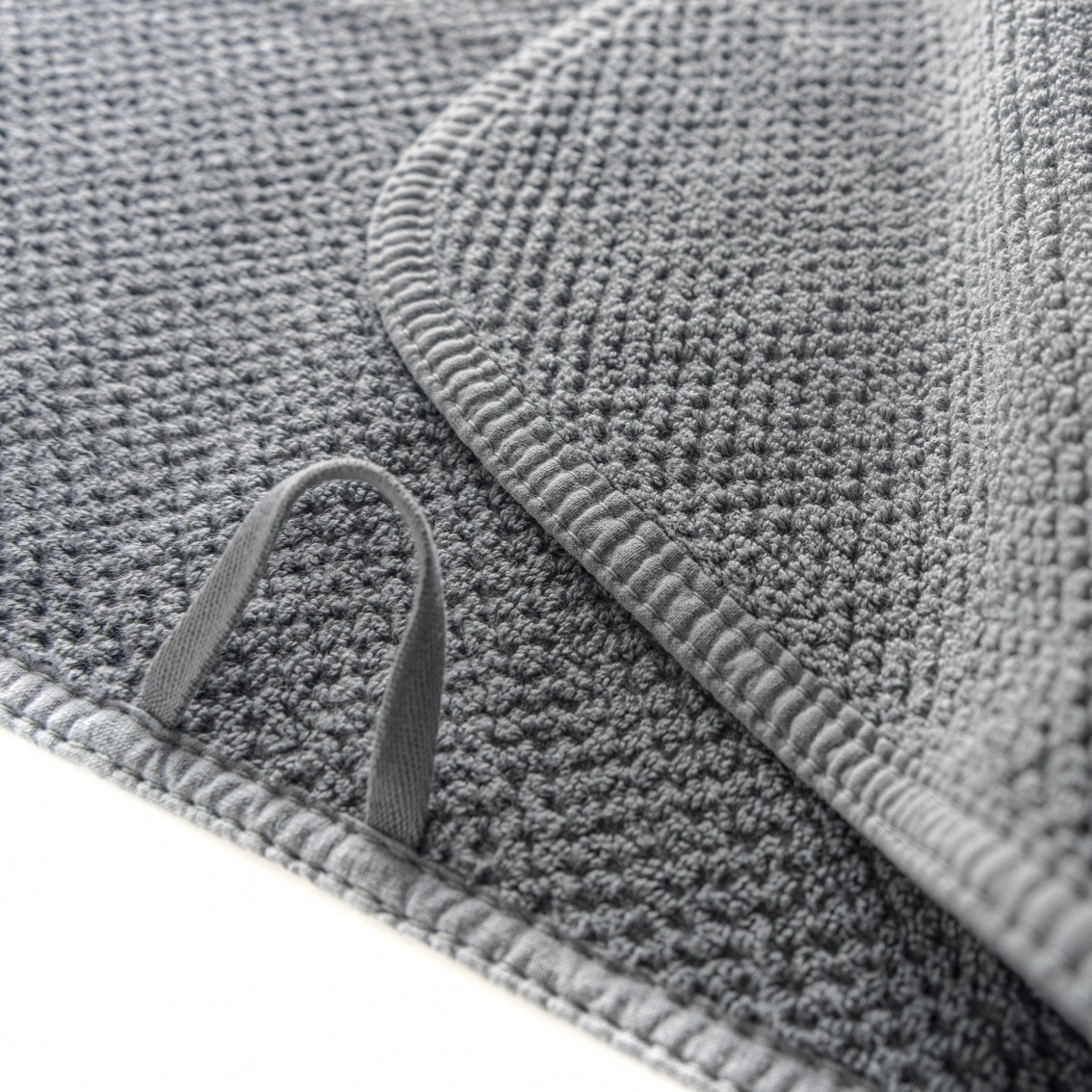 Graccioza, Bee Waffle towels, Hand towel large, steel
