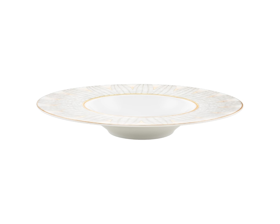 Daum, Or d’Abeille Dinnerware, Set of 2 deep plates