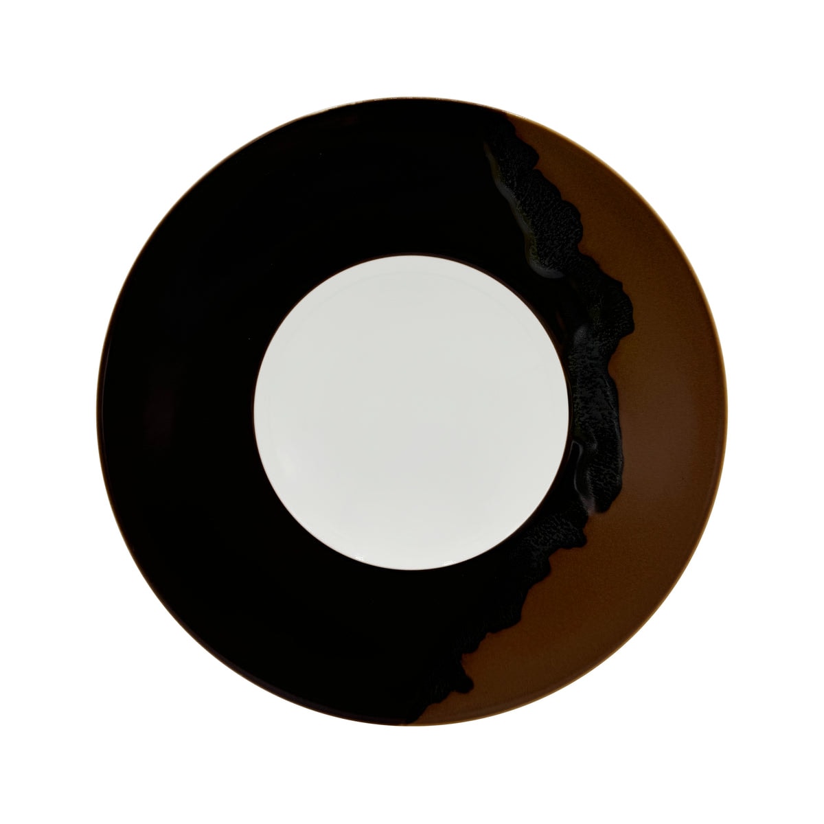 Jaune de Chrome, Paysage Kilimanjaro, Rim soup plate, JDC