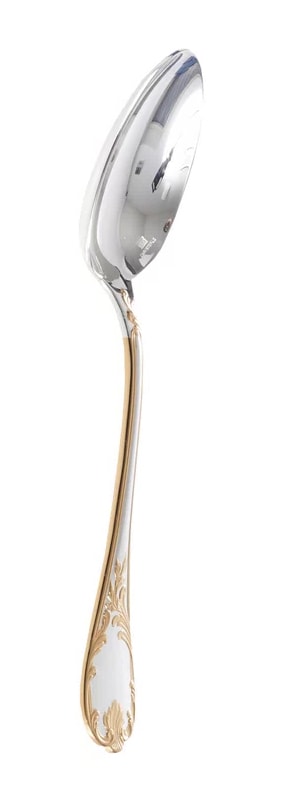 Christofle, Marly, silver plated - gold accent, Table spoon