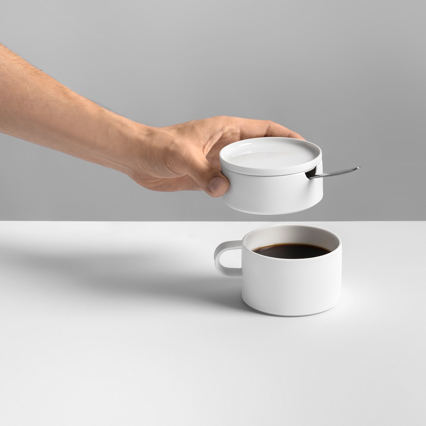 Fürstenberg, Datum white, Sugar bowl