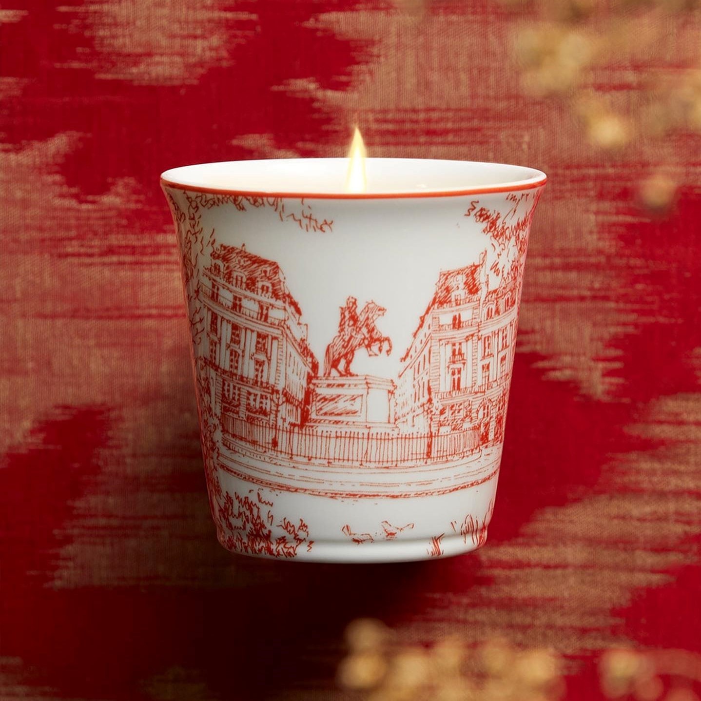 Bernardaud, Tout Paris, Tumbler with fragrance home candle