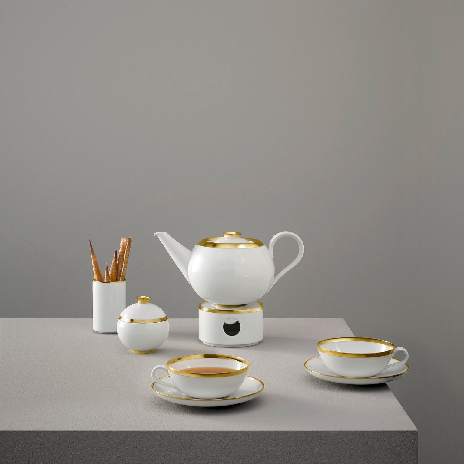 Sieger by Fürstenberg, Treasure Gold, Cylindrical bowl small