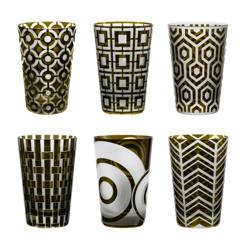 Artel, Polka dot tumblers, Tumbler, moss