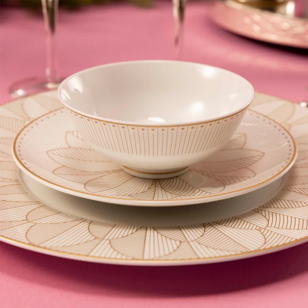 Christofle, Malmaison Impériale Gold, Chinese rice bowl
