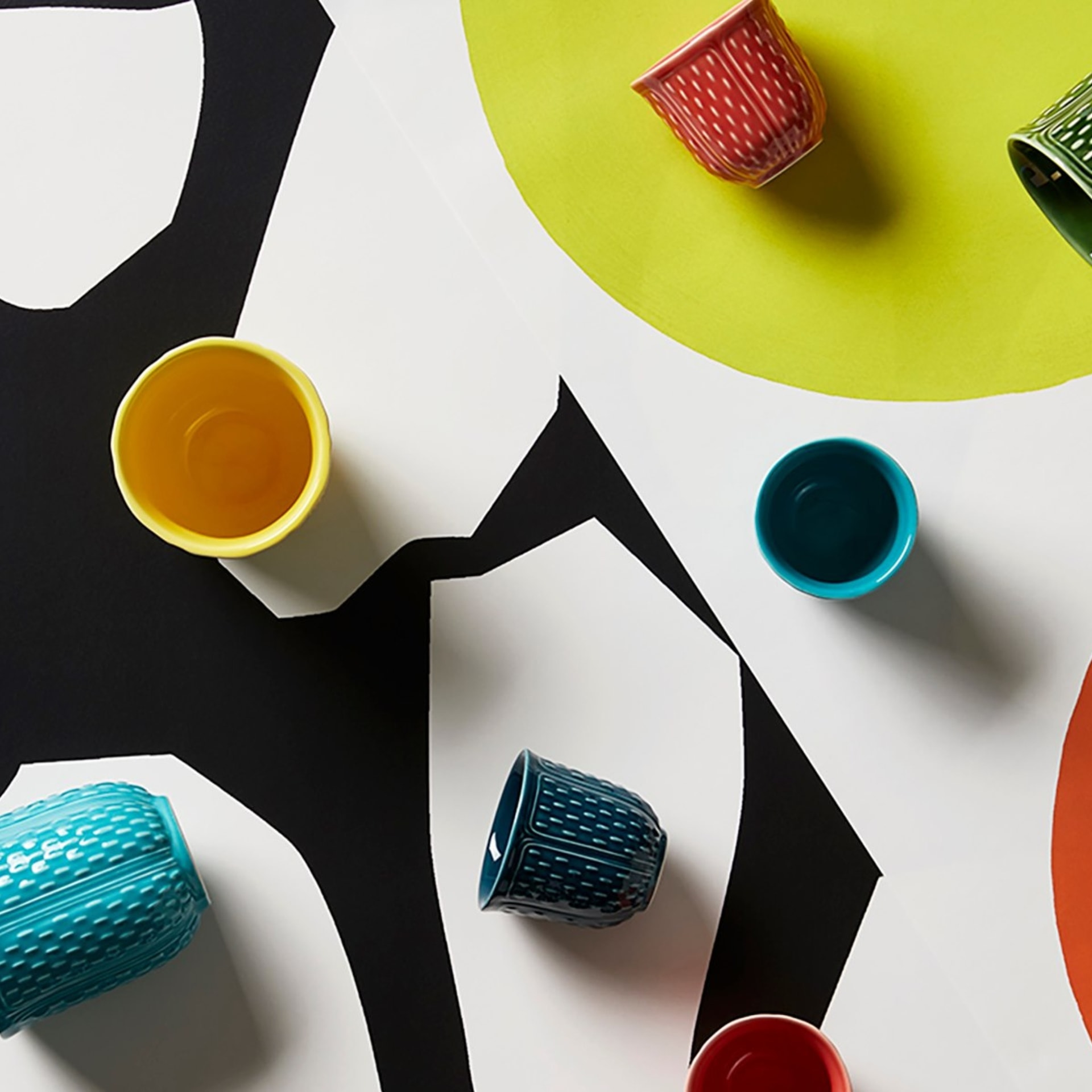 Gien, Pont aux Choux Gobelets, Tea cup, coral