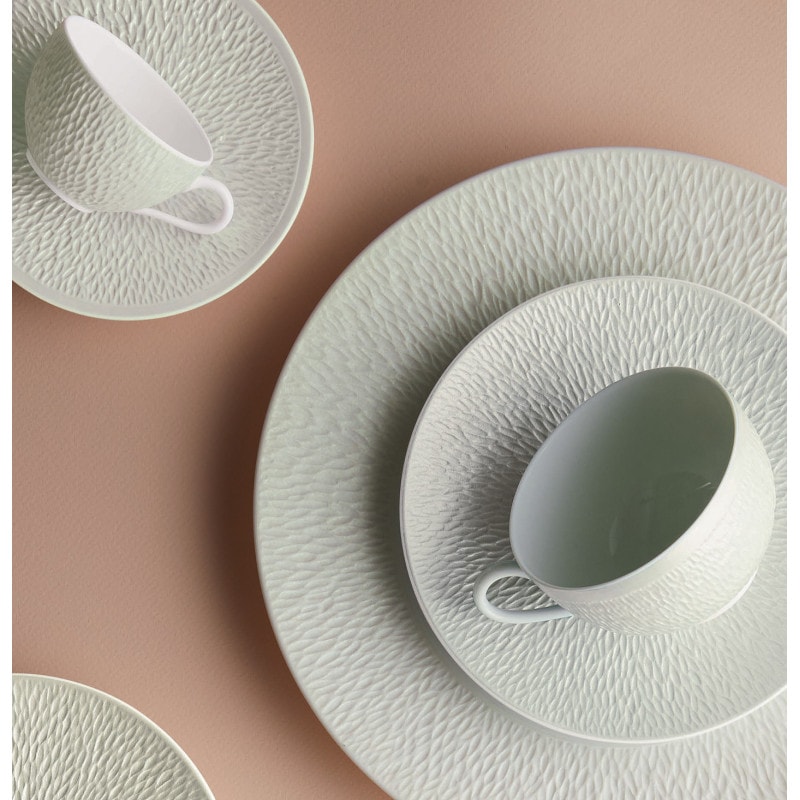 Raynaud, Minéral irisé Shell, Deep plate with rim, large