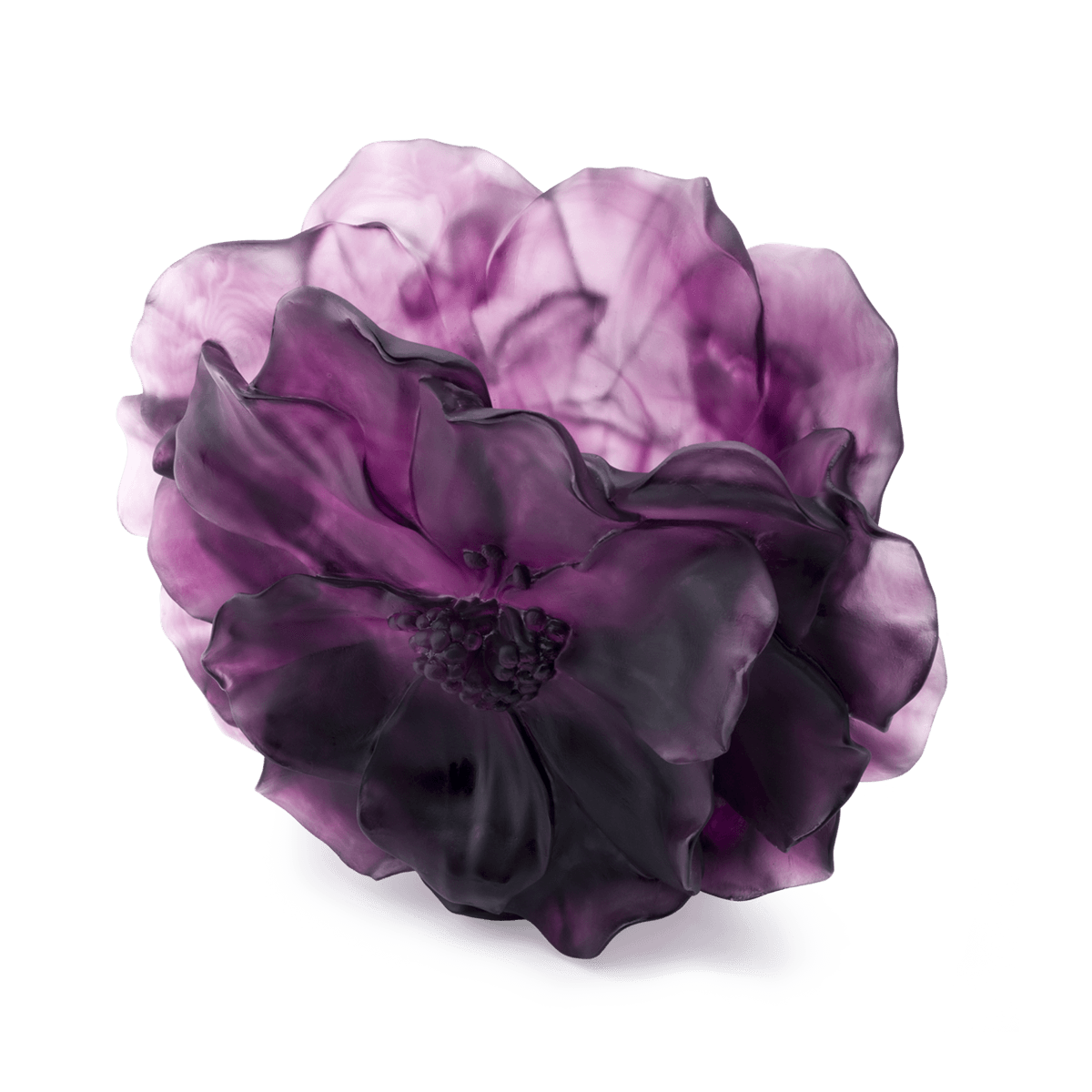Daum, Camelia vases, Large vase, violet