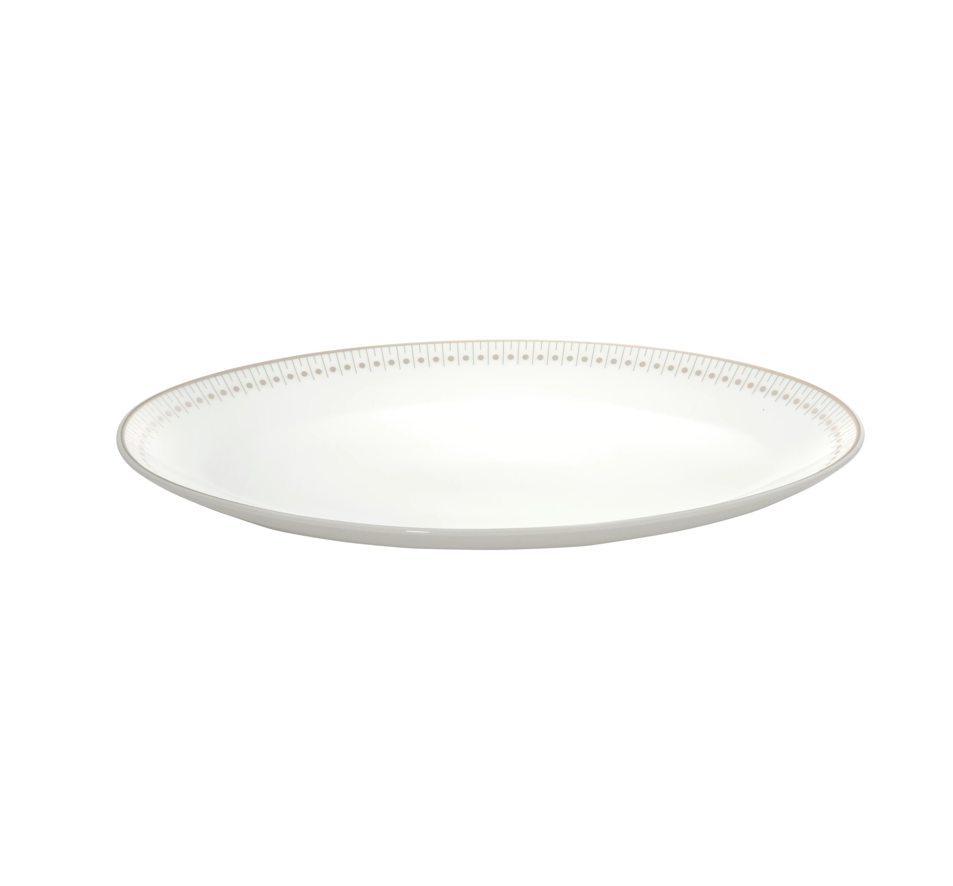 Christofle, Malmaison Impériale Platinum, Oval platter small