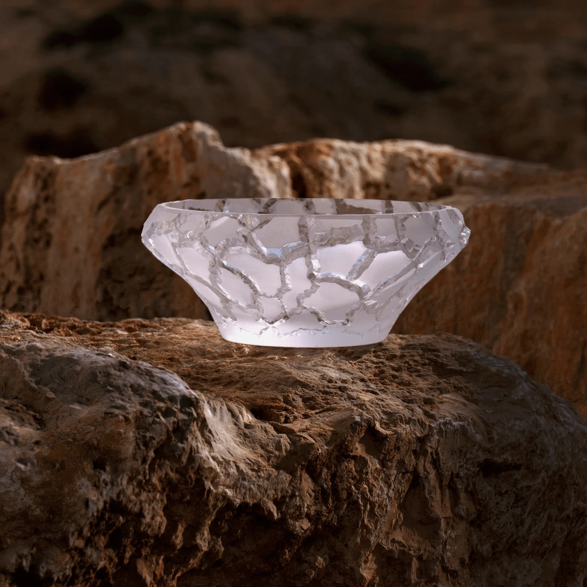 Lalique, Caldera collection, Bowl, clear