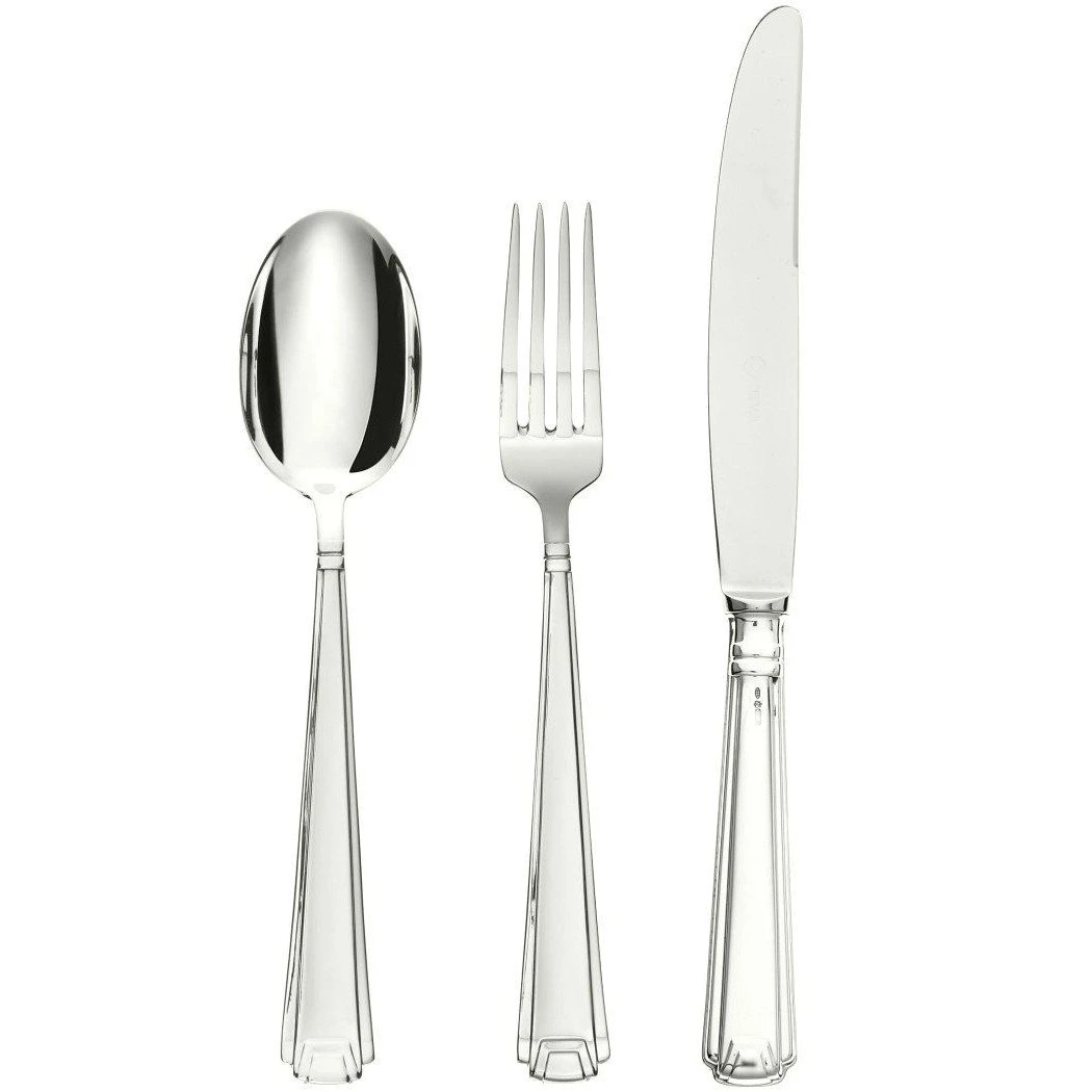 Schiavon, Deco' cutlery, silver plated, Ladle