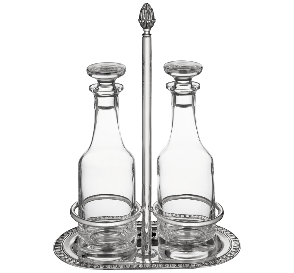 Christofle, Malmaison accessories, Oil & vinegar cruet set
