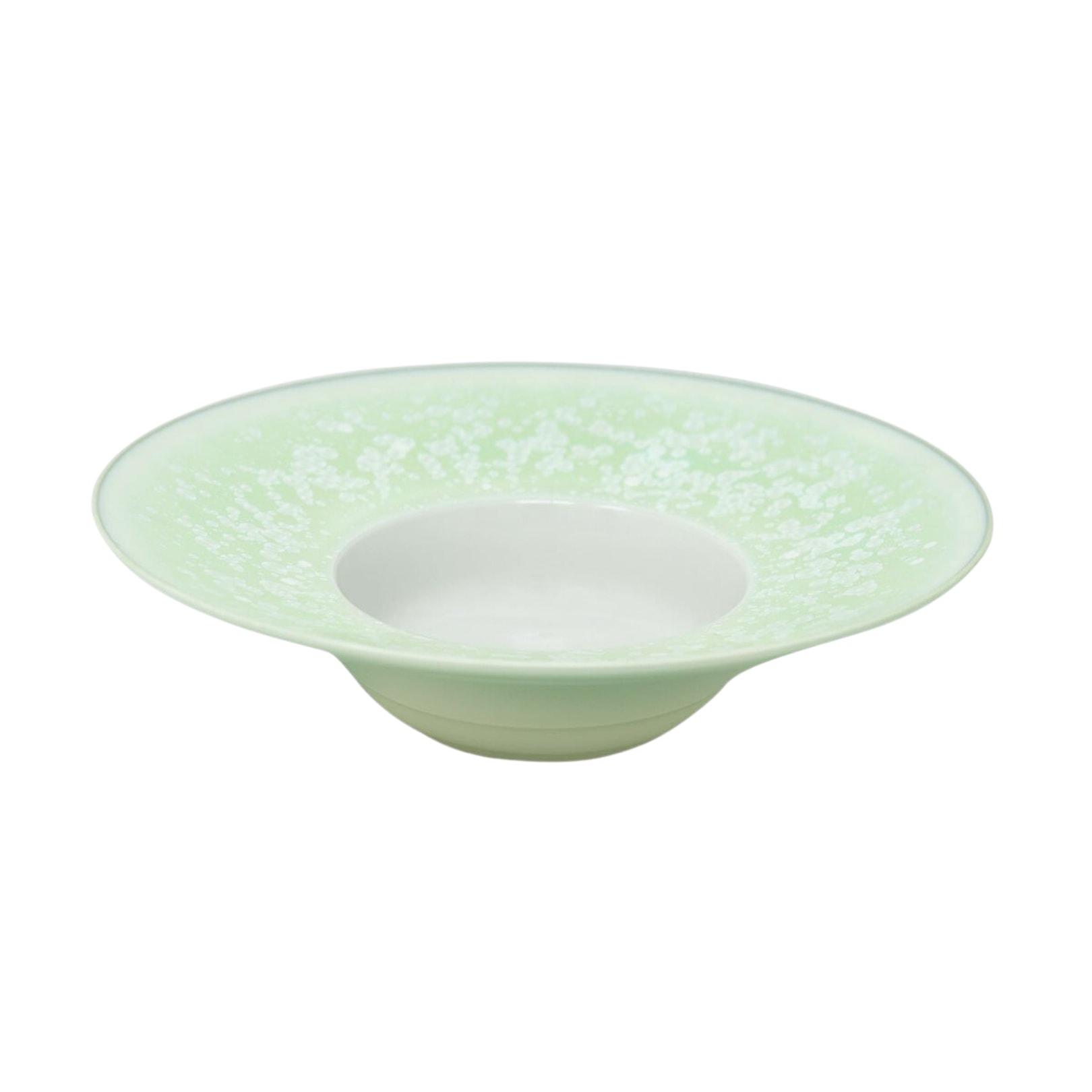 Jaune de Chrome, Song Amande, Deep plate with rim, large