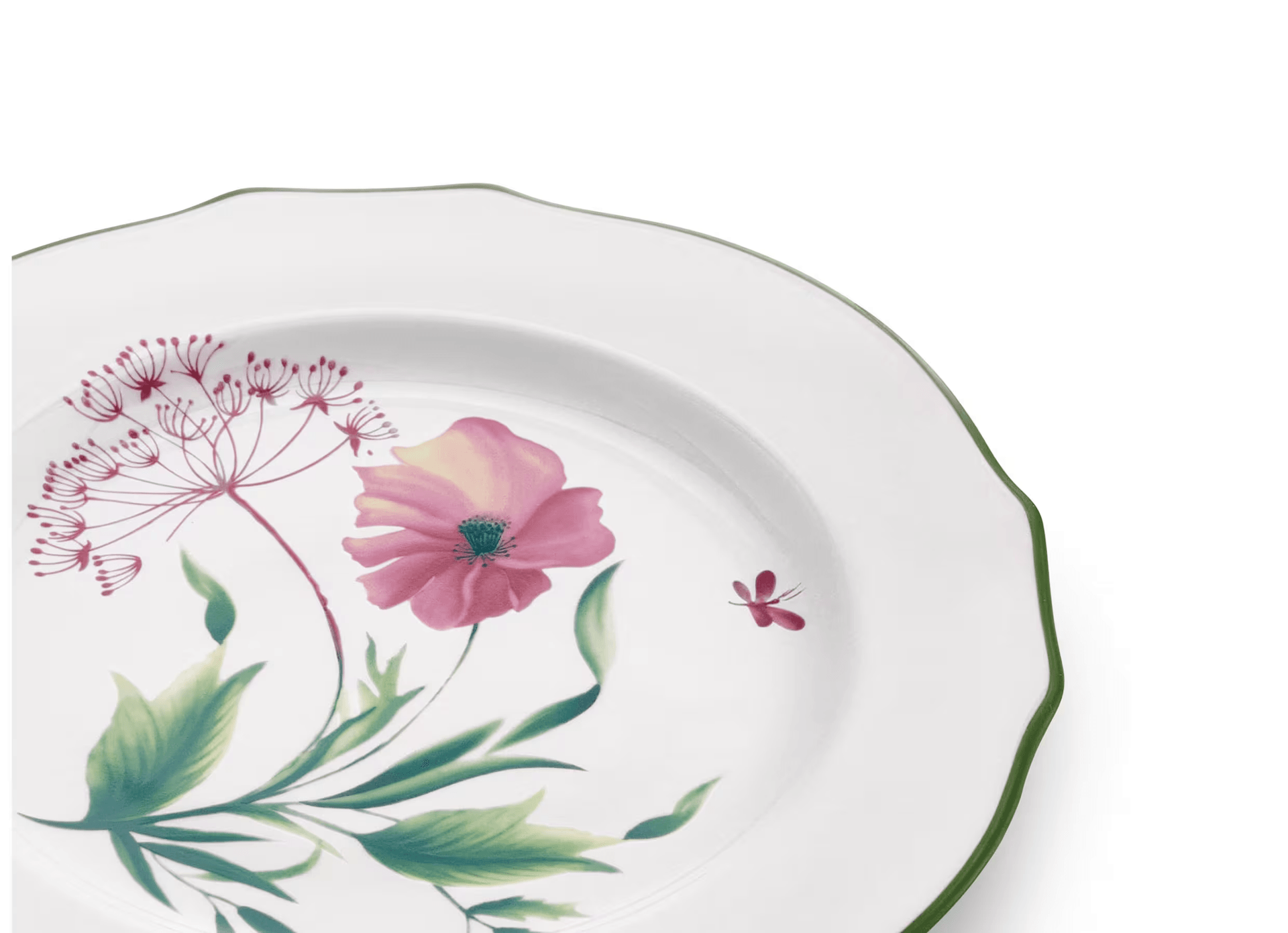 Ginori 1735, Florenza, Dessert plate, malva white