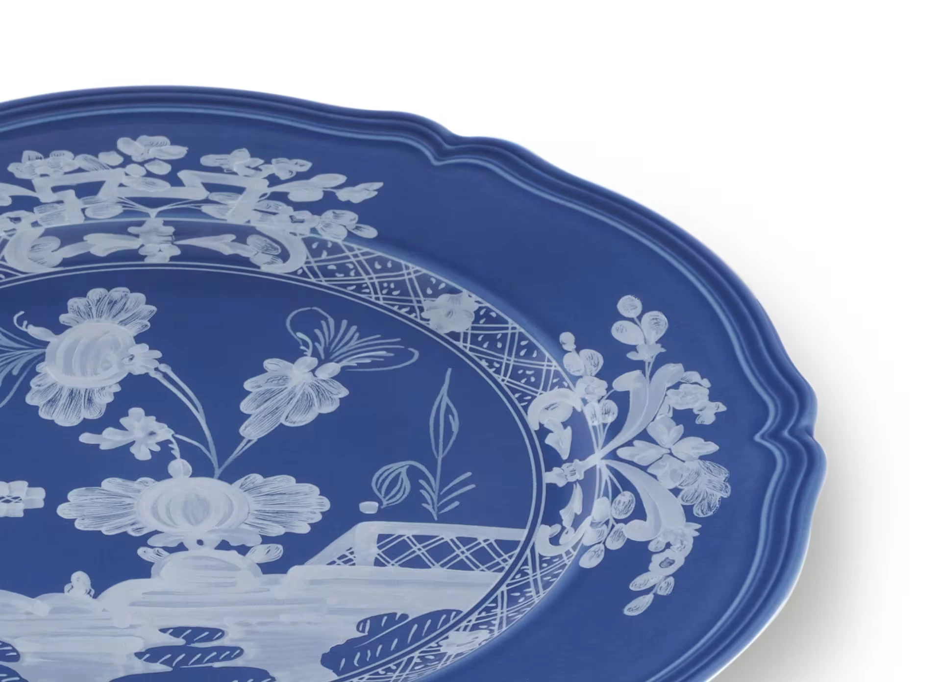Ginori 1735, Oriente Italiano Indaco, Presentation plate