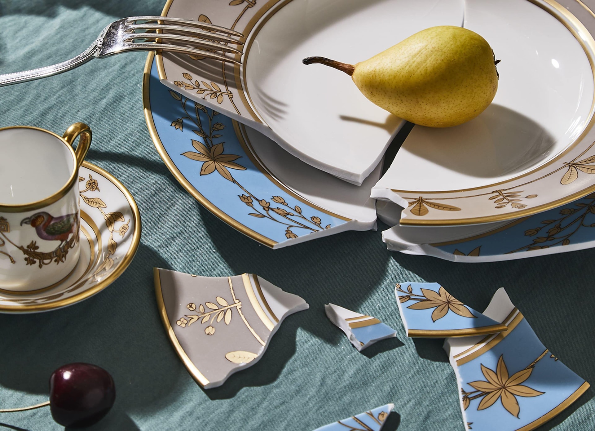 Ginori 1735, Voliere, Flat plate