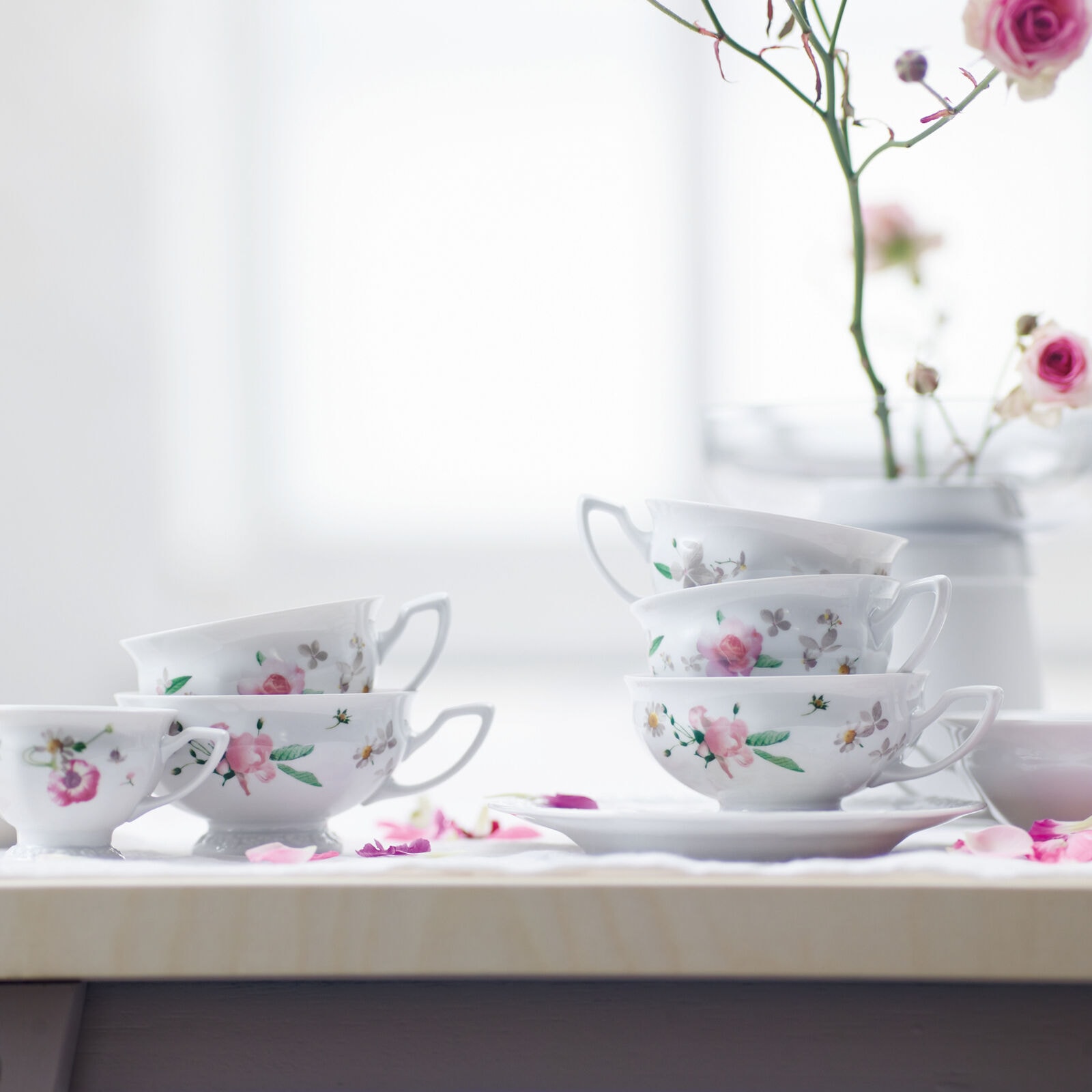 Rosenthal, Maria Pink Rose, Mug with handle