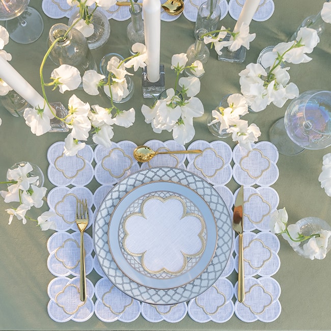 TRUFFLE BEE, FLOWER MARKET, Placemats set of 2