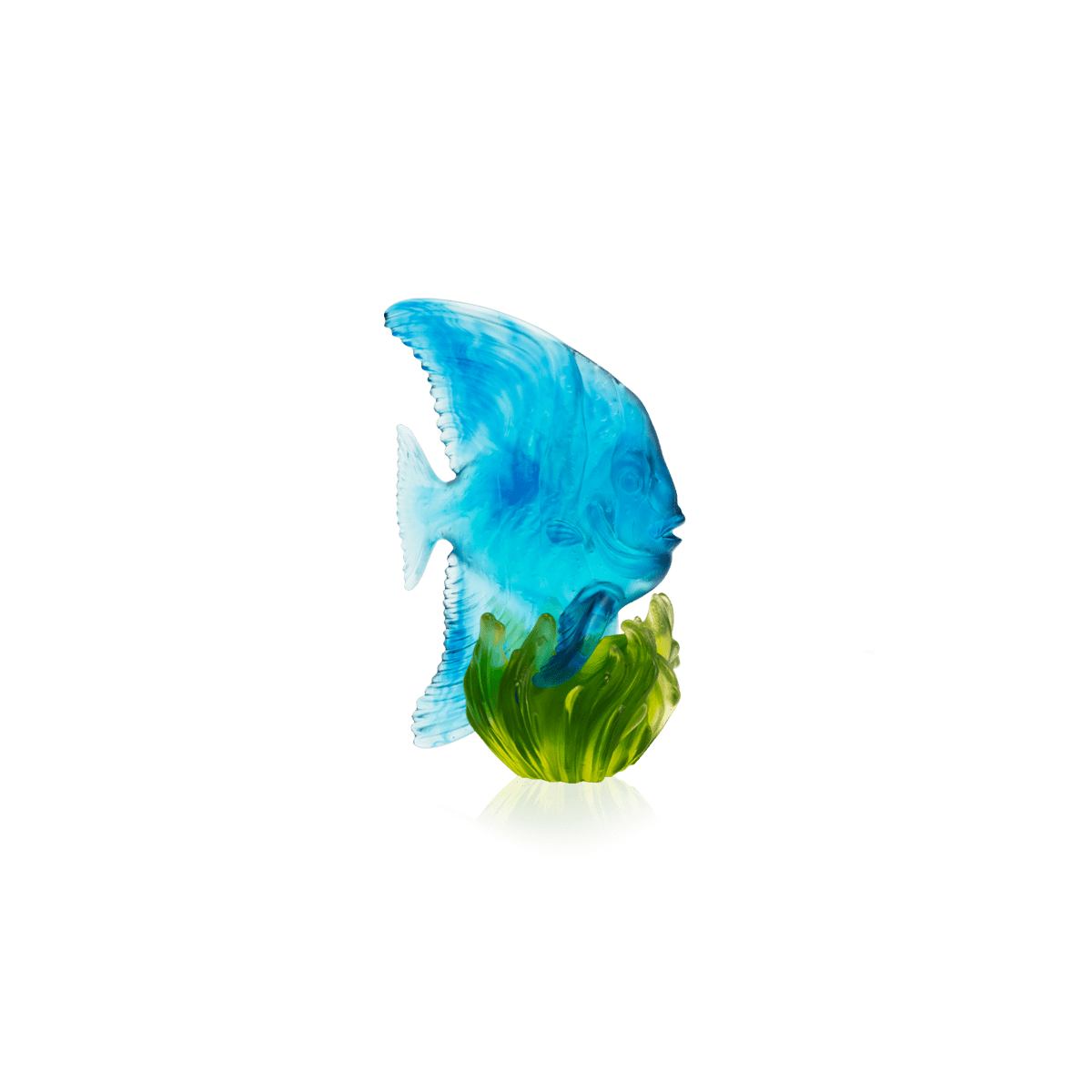 Daum, Maya sculptures, Medium Blue & Green Platax Fish