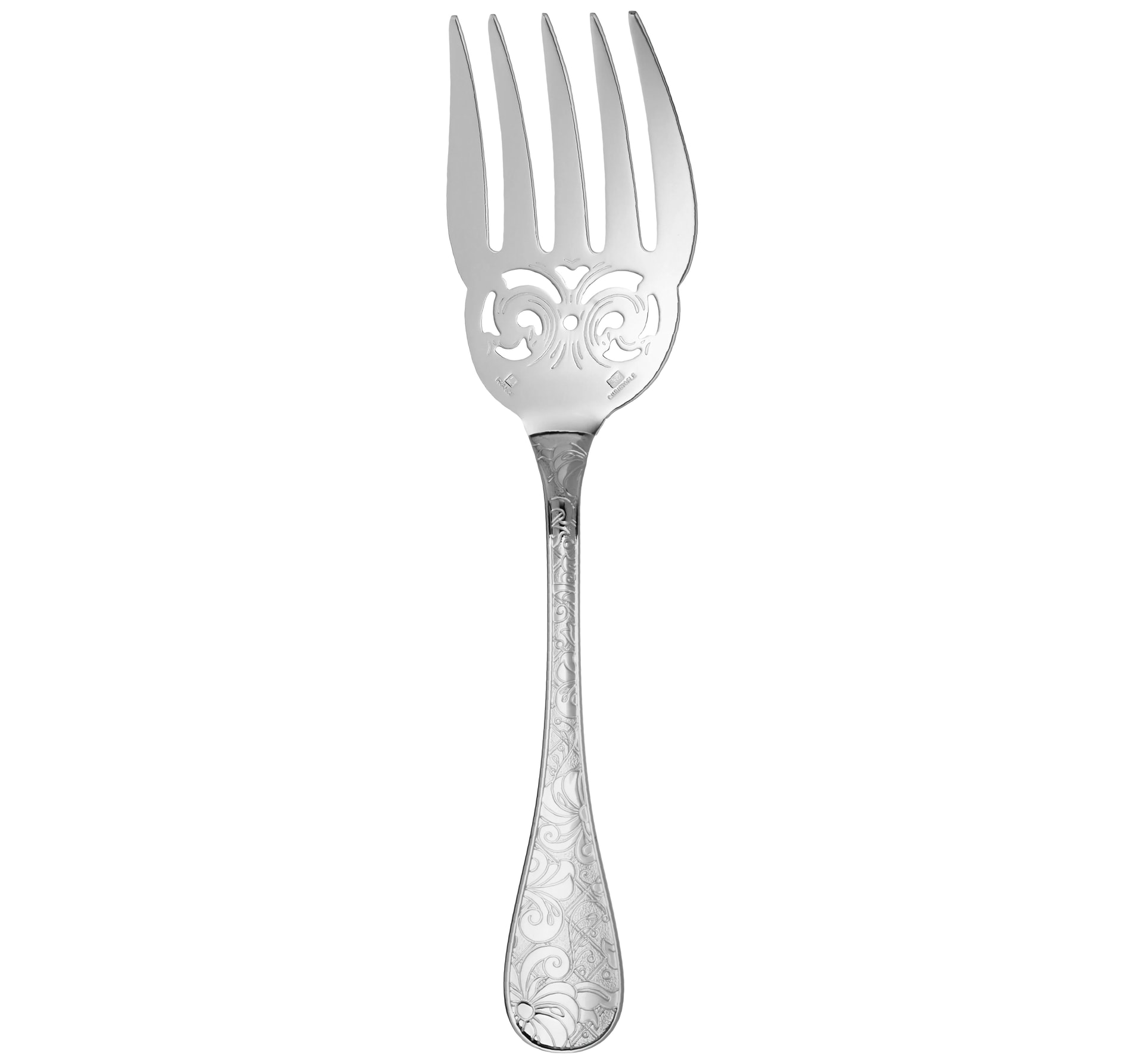 Christofle, Jardin d'Eden, silver plated, Fish serving fork
