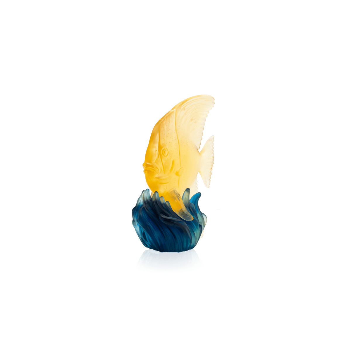 Daum, Maya sculptures, Medium Yellow & Blue Platax Fish