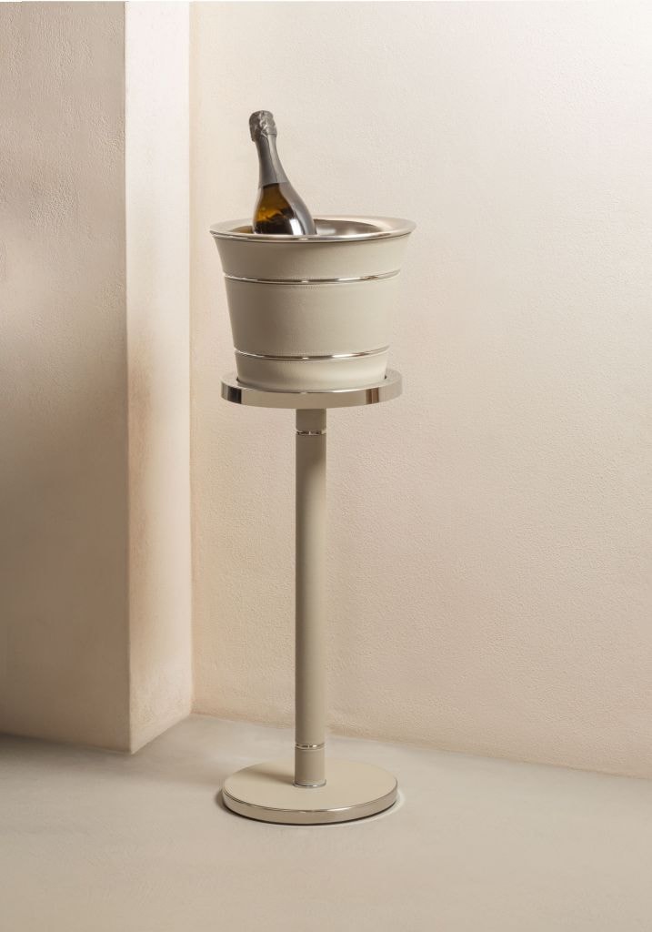 Poltrona Frau, Ice buckets, Stand for champagne bucket, grey