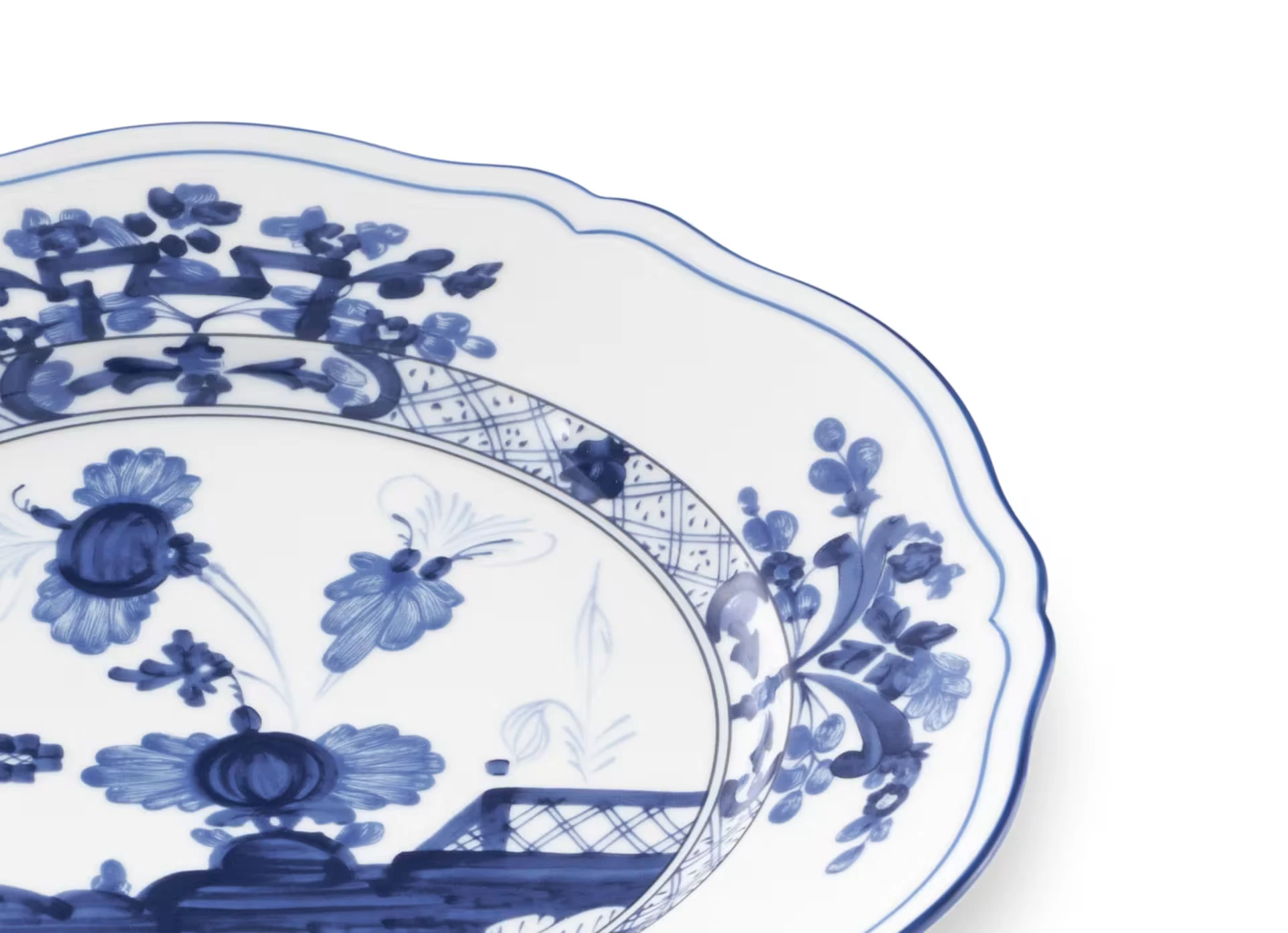 Ginori 1735, Oriente Italiano Indaco, Flat plate