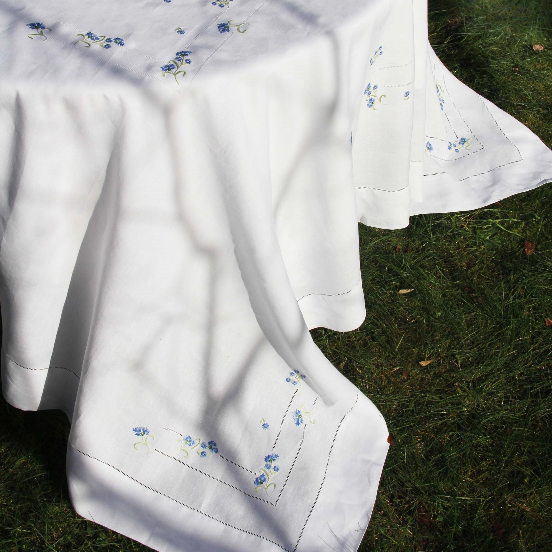 Valombreuse, Bleuet, Tablecloth, rectangular