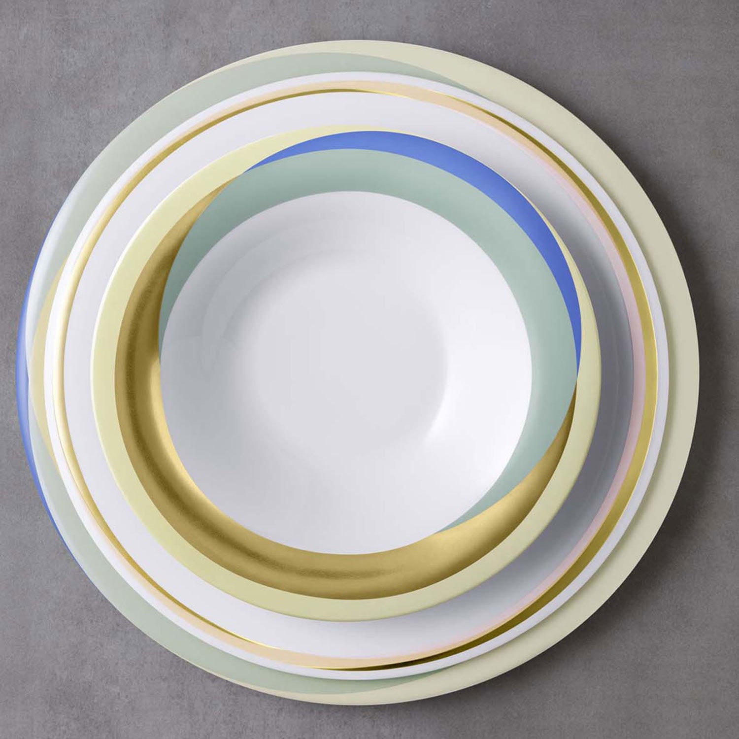 Fürstenberg, Fluen shifting colors, Soup plate