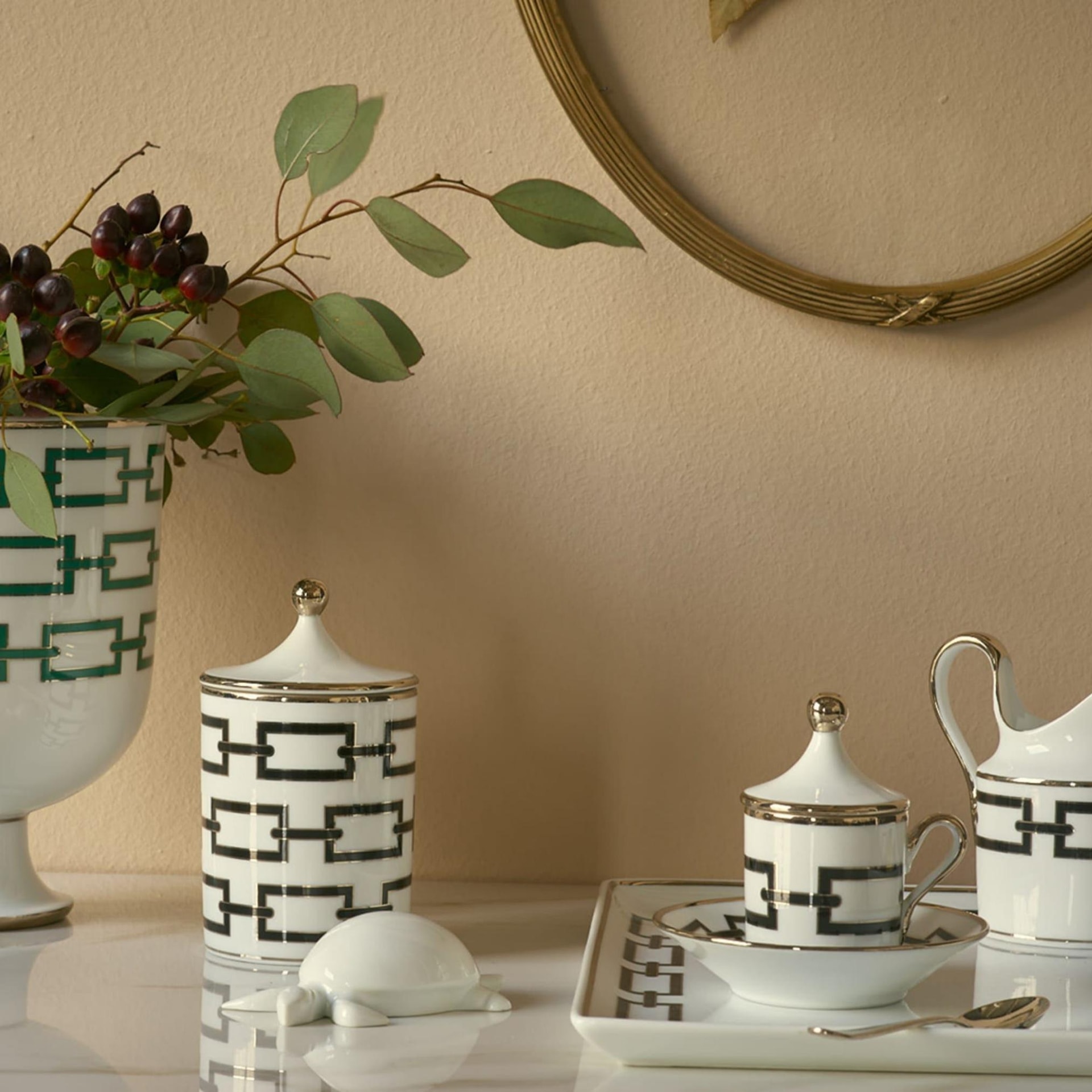 Ginori 1735, Catene Nero, Gio Ponti bowl