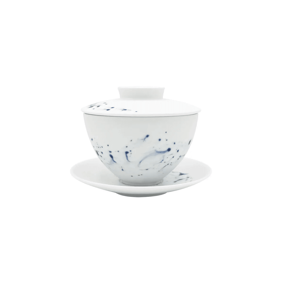 Jaune de Chrome, Blue Impression, Asian tea cup lid
