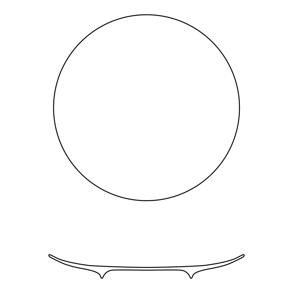 Jaune de Chrome, Tellure, Dessert plate, purple