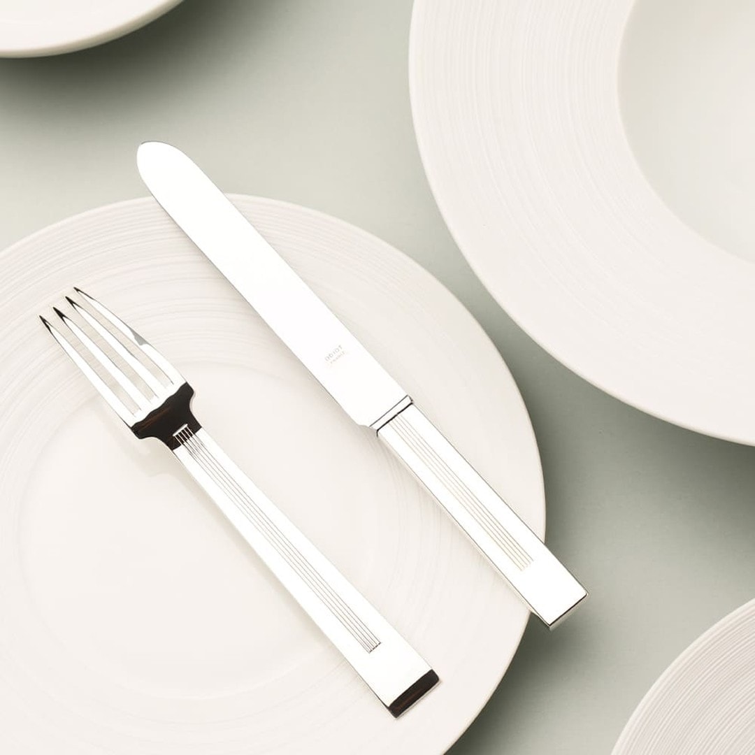J.L Coquet, Hémisphère White Satin, Gourmet plate