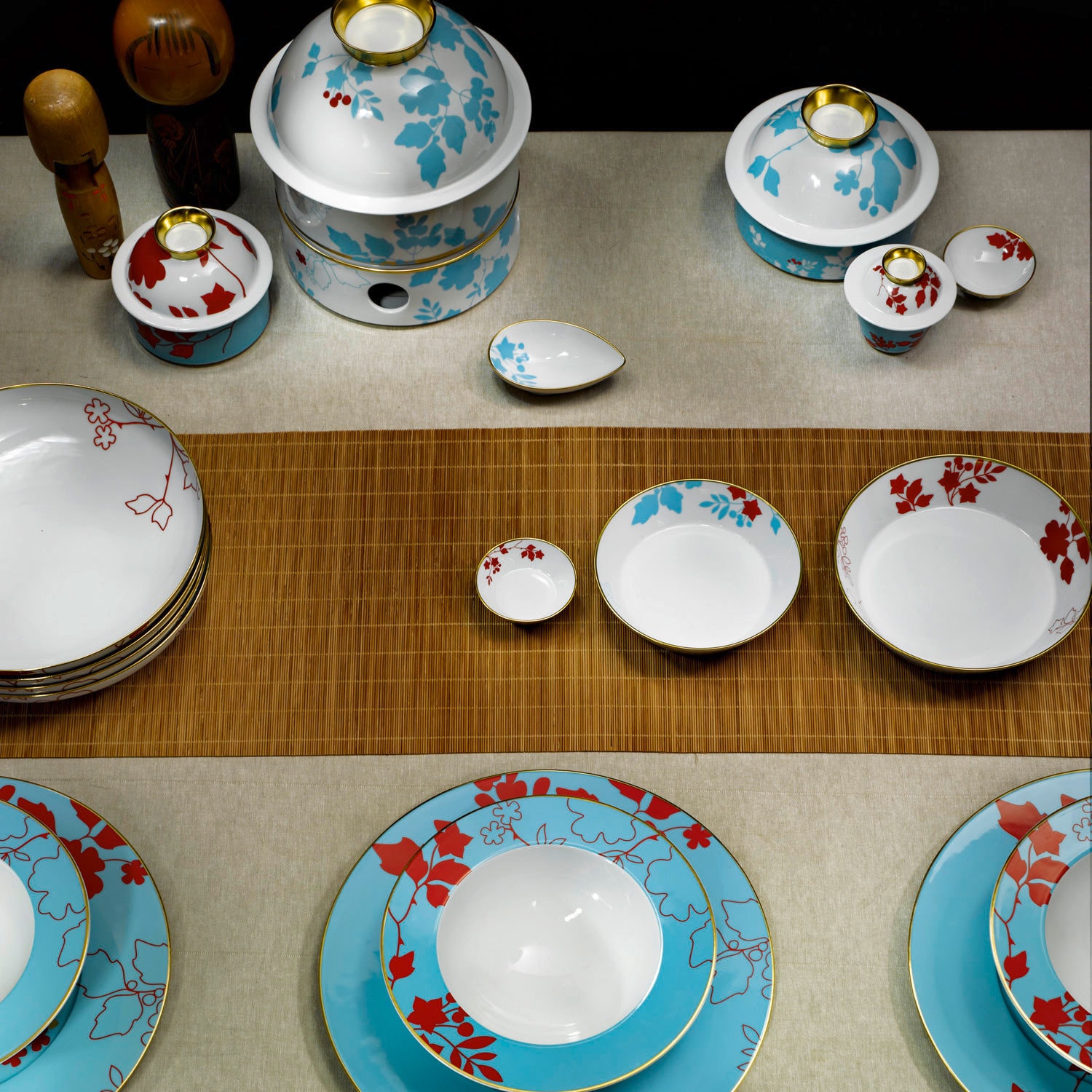 Sieger by Fürstenberg, Emperor's Garden, Pasta rim plate large