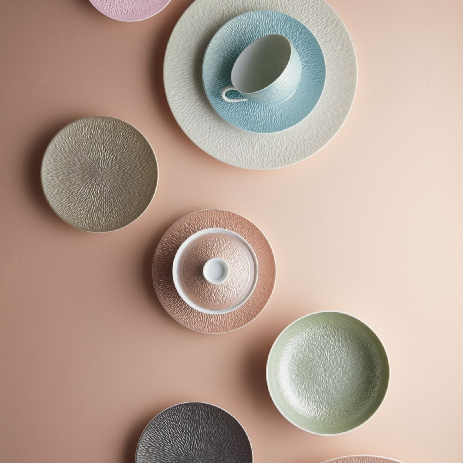 Raynaud, Minéral irisé Dark Grey, Chinese soup bowl