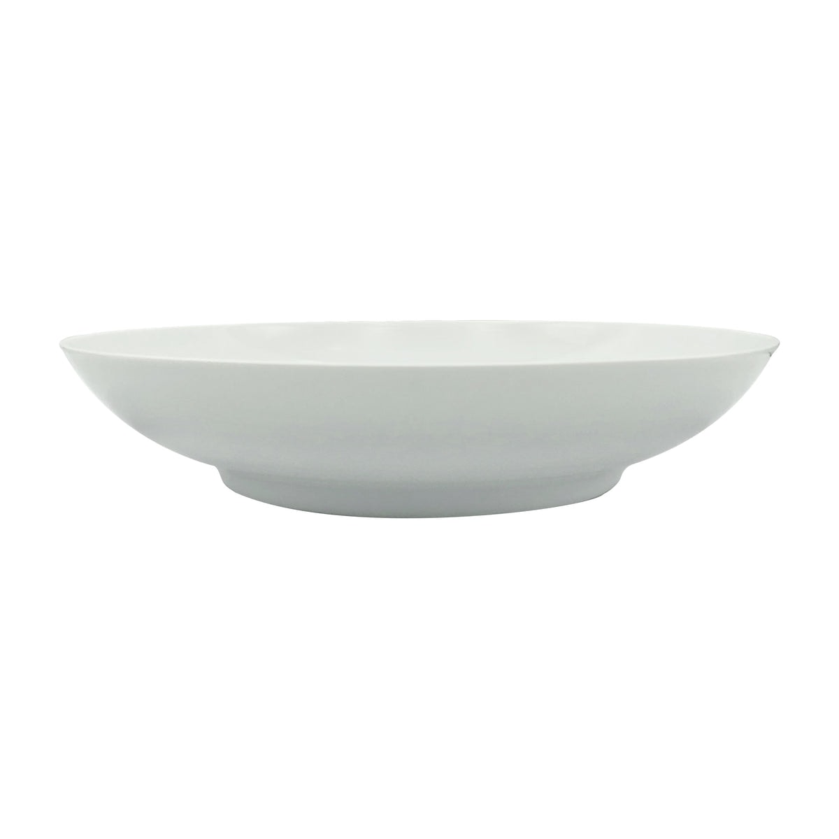 Jaune de Chrome, Tellure, Flat round dish, white