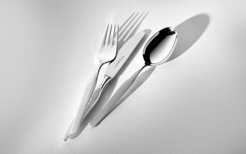 Robbe & Berking, Metropolitan cutlery, silver plated, Menu spoon